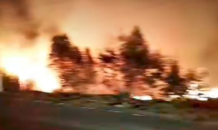 Incêndio atinge mata no bairro da Mina